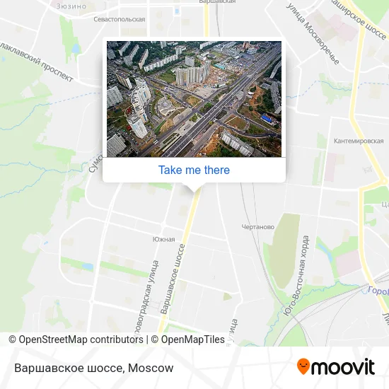 Варшавское шоссе map