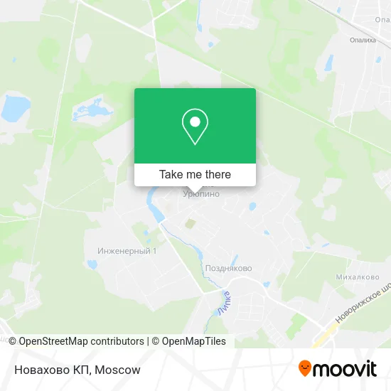 Новахово КП map