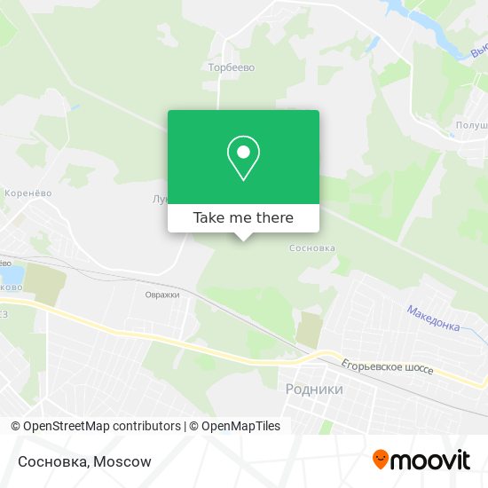 Сосновка map