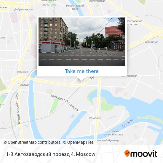 1-й Автозаводский проезд 4 map