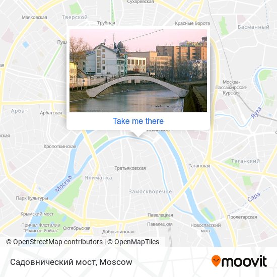 Садовнический мост map