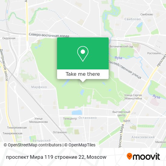 проспект Мира 119 строение 22 map