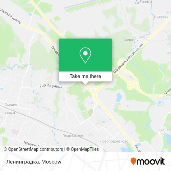 Ленинградка map