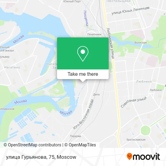 улица Гурьянова, 75 map