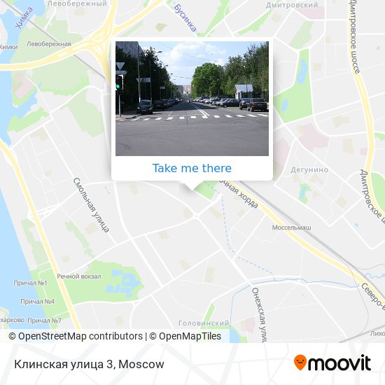 Клинская улица 3 map