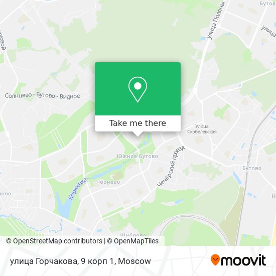 улица Горчакова, 9 корп 1 map