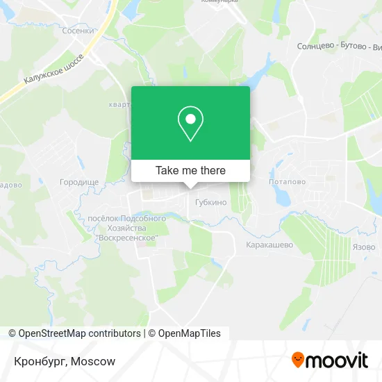 Кронбург map