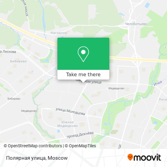 Полярная улица map