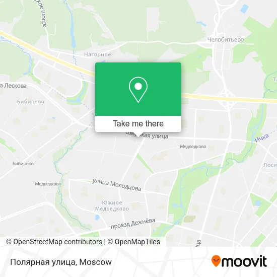Полярная улица map