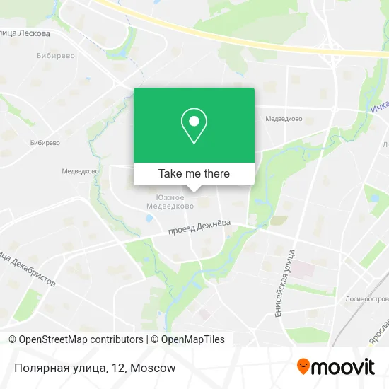 Полярная улица, 12 map