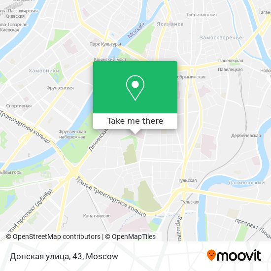 Донская улица, 43 map