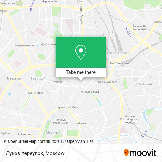 Луков переулок map