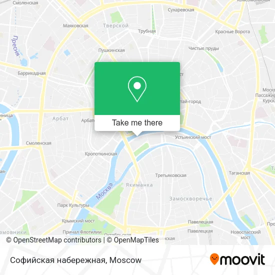 Софийская набережная map