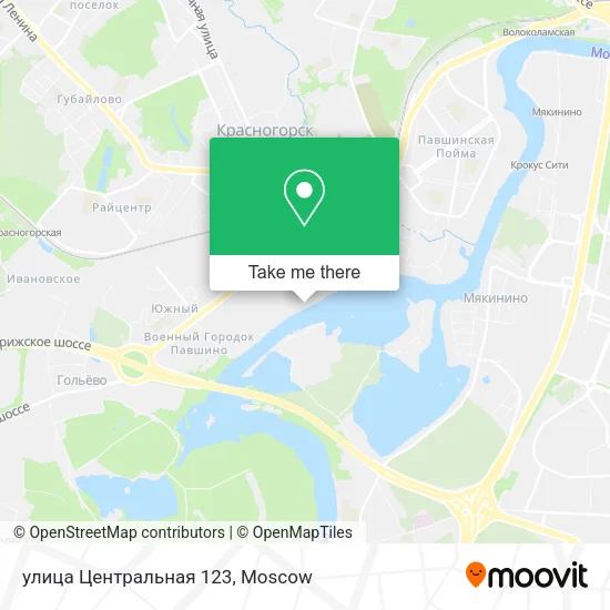 улица Центральная 123 map