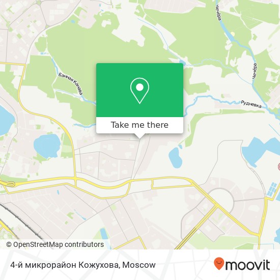 4-й микрорайон Кожухова map