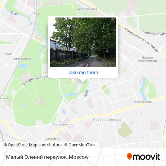 Малый Олений переулок map
