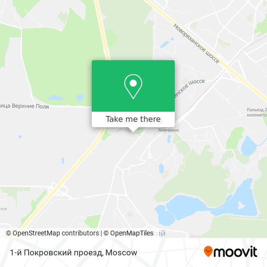 1-й Покровский проезд map