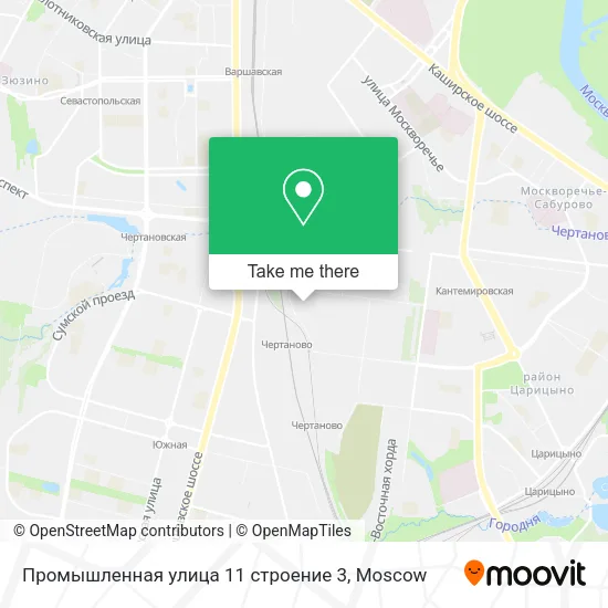 Промышленная улица 11 строение 3 map