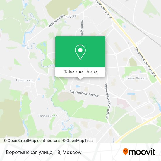 Воротынская улица, 18 map