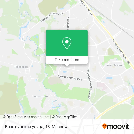 Воротынская улица, 18 map