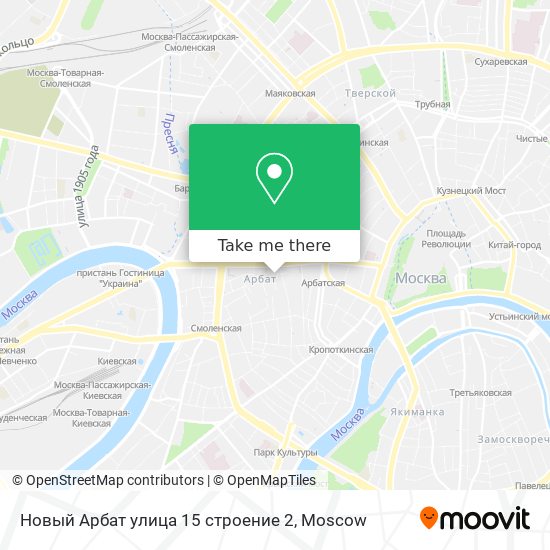 Новый Арбат улица 15 строение 2 map