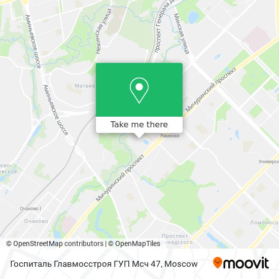 Госпиталь Главмосстроя ГУП Мсч 47 map