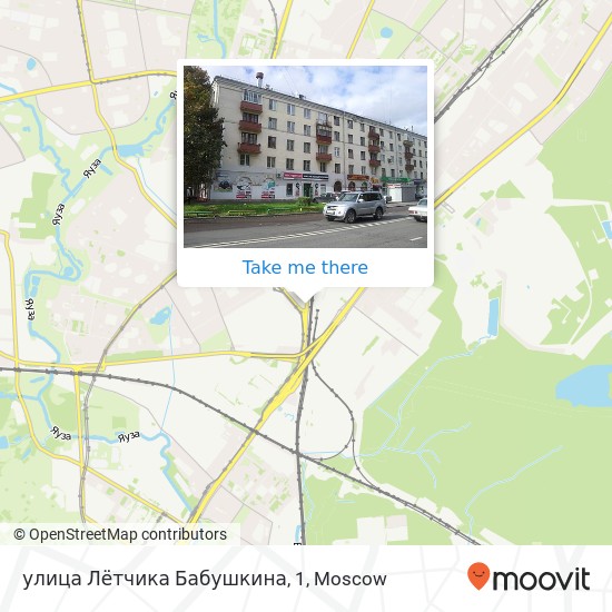 улица Лётчика Бабушкина, 1 map