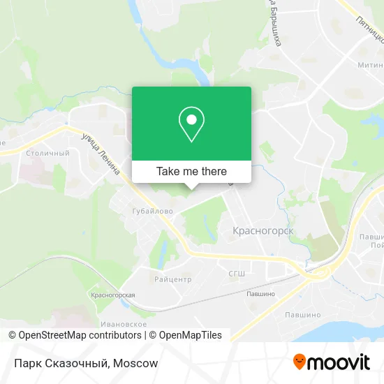 Парк Сказочный map