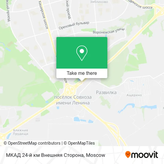 МКАД 24-й км Внешняя Сторона map