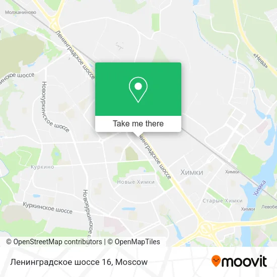 Ленинградское шоссе 16 map