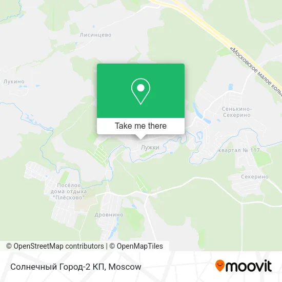 Солнечный Город-2 КП map