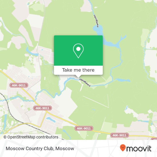 Moscow Country Club map