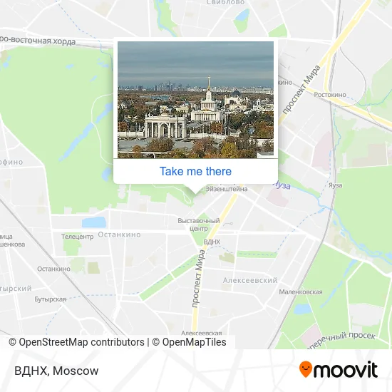 ВДНХ map