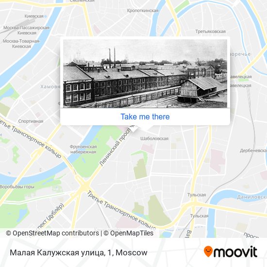 Малая Калужская улица, 1 map