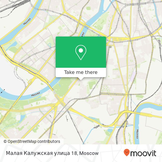 Малая Калужская улица 18 map