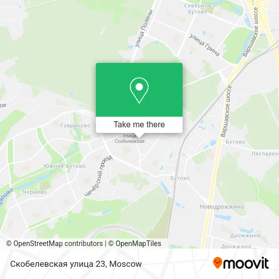 Скобелевская улица 23 map