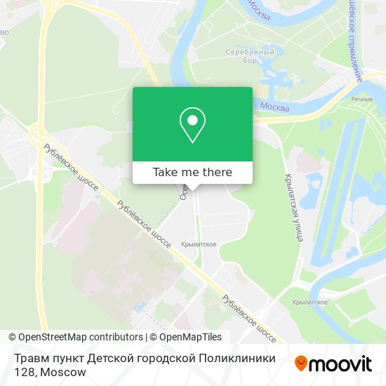 Травм пункт Детской городской Поликлиники 128 map