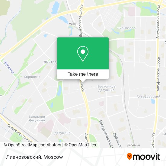 Лианозовский map