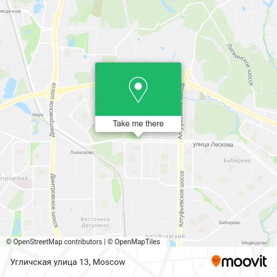 Угличская улица 13 map