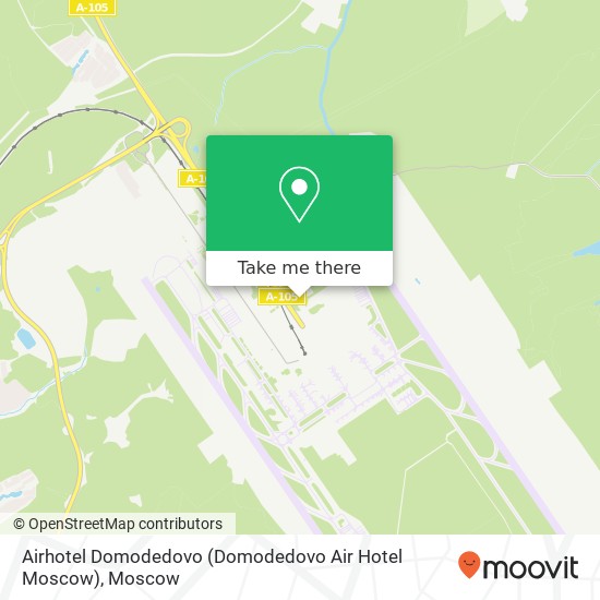 Airhotel Domodedovo (Domodedovo Air Hotel Moscow) map