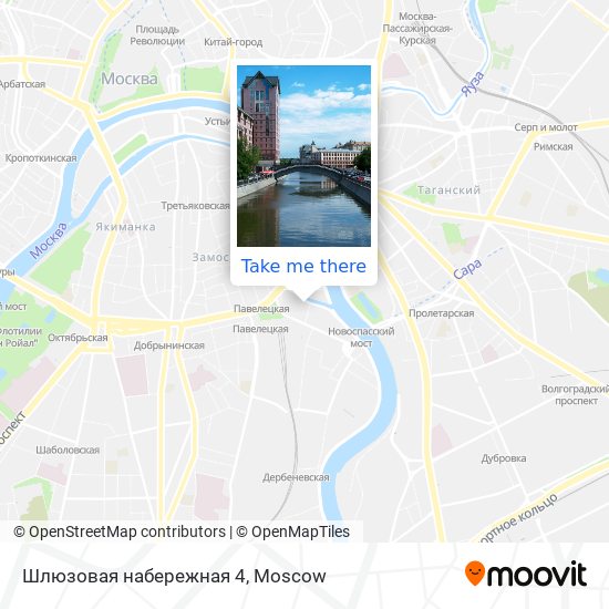 Шлюзовая набережная 4 map