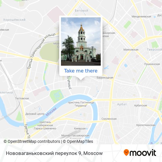 Нововаганьковский переулок 9 map