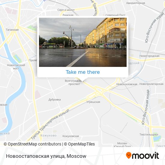 Новоостаповская улица map