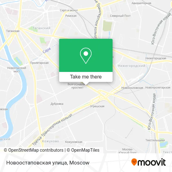 Новоостаповская улица map