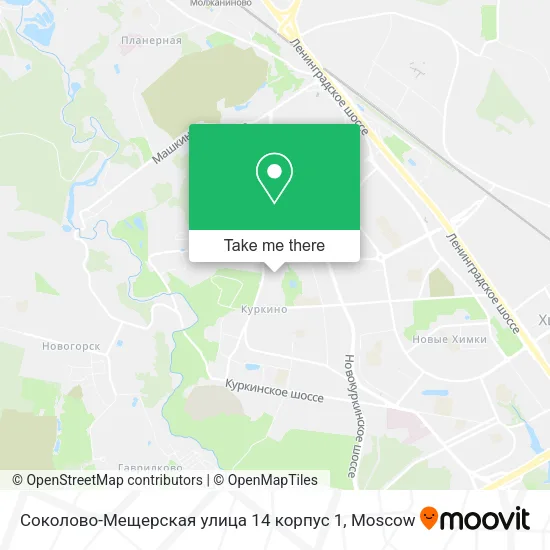 Соколово-Мещерская улица 14 корпус 1 map