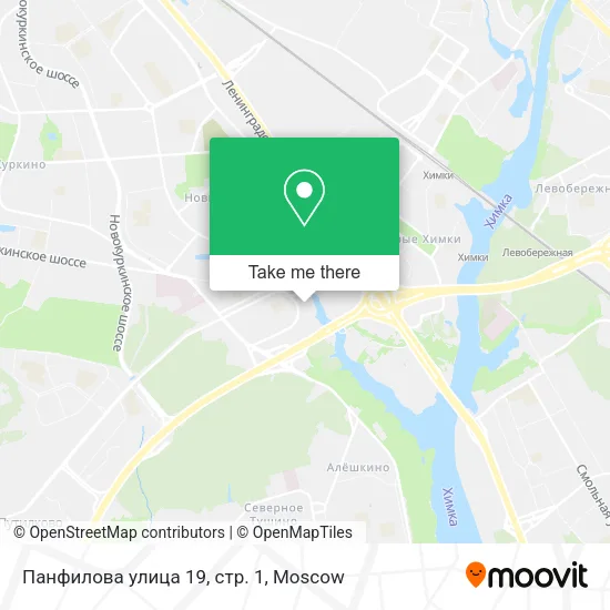 Панфилова улица 19, стр. 1 map