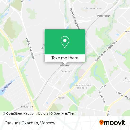 Станция-Очаково map