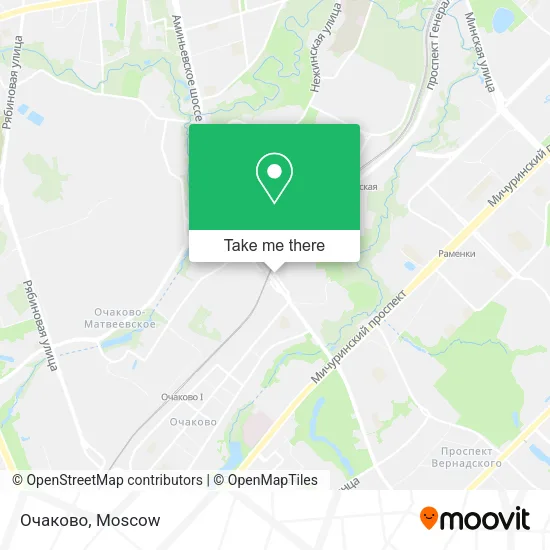 Очаково map