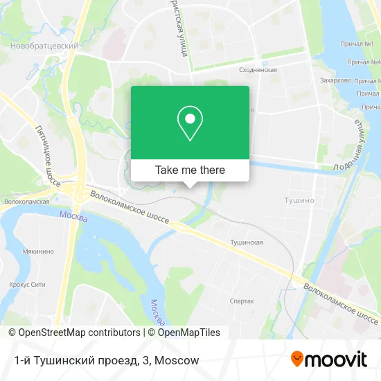 1-й Тушинский проезд, 3 map