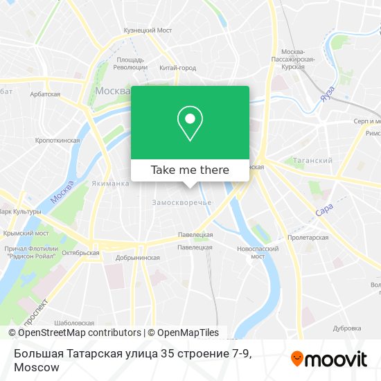 Большая Татарская улица 35 строение 7-9 map